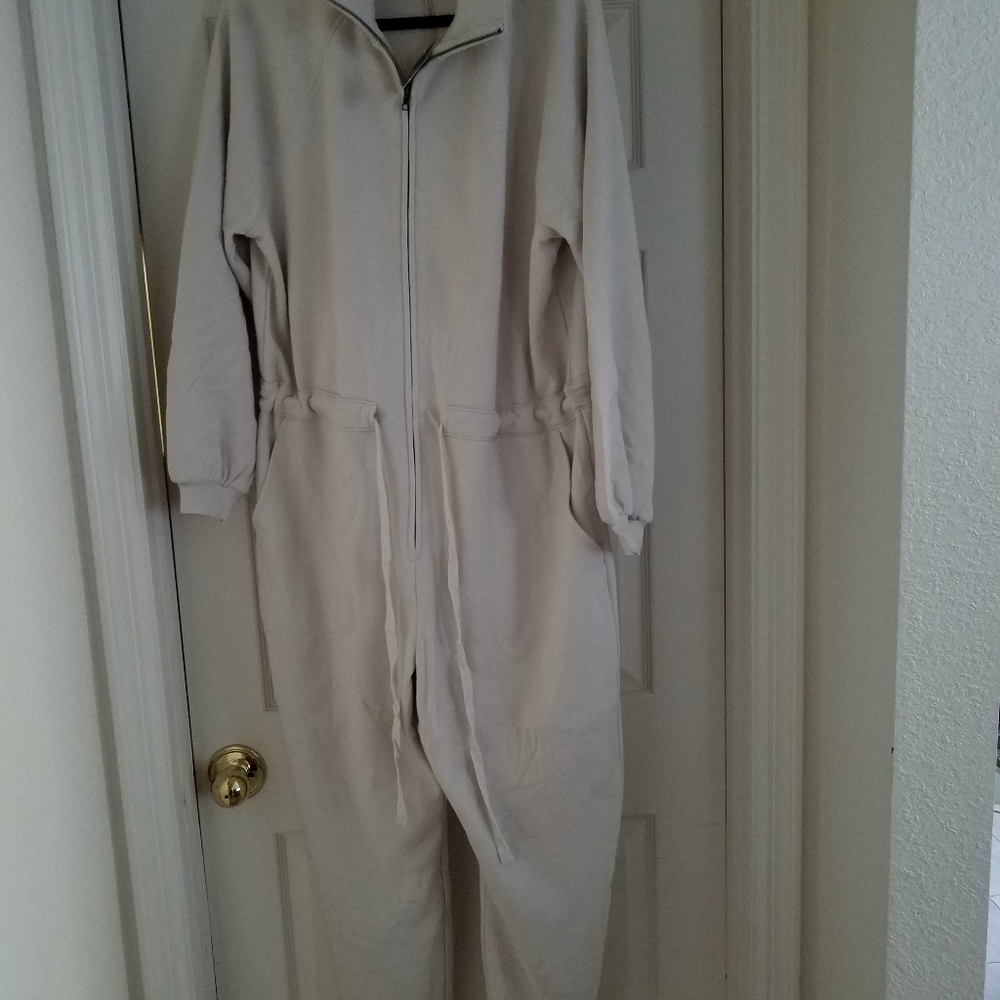 Universal Thread Cream Jumpsuit